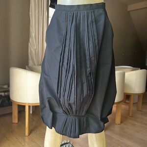 Vintage miu miu black asymmetrical skirt. Size 40.